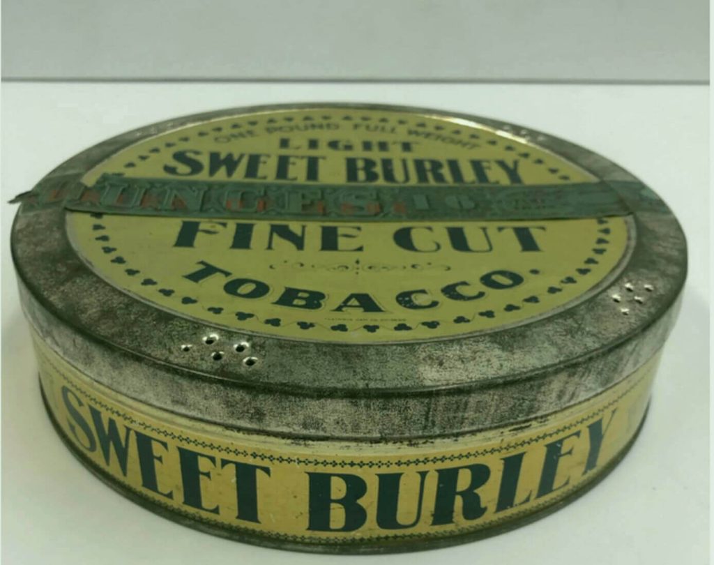 Transport yourself to a bygone era with a vintage light burley tobacco advertisement, capturing the essence of timeless indulgence.